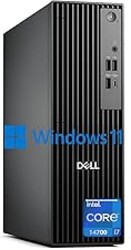 Dell Pro Slim QCS1250 Business Desktop, New OptiPlex Version, Intel Core i7-14700(20 Core, 28 Threads), 32GB DDR5 RAM, 1TB PCIe SSD, Ultra-Quiet Design, Dual 4K Monitor Support, USB-C, Windows 11