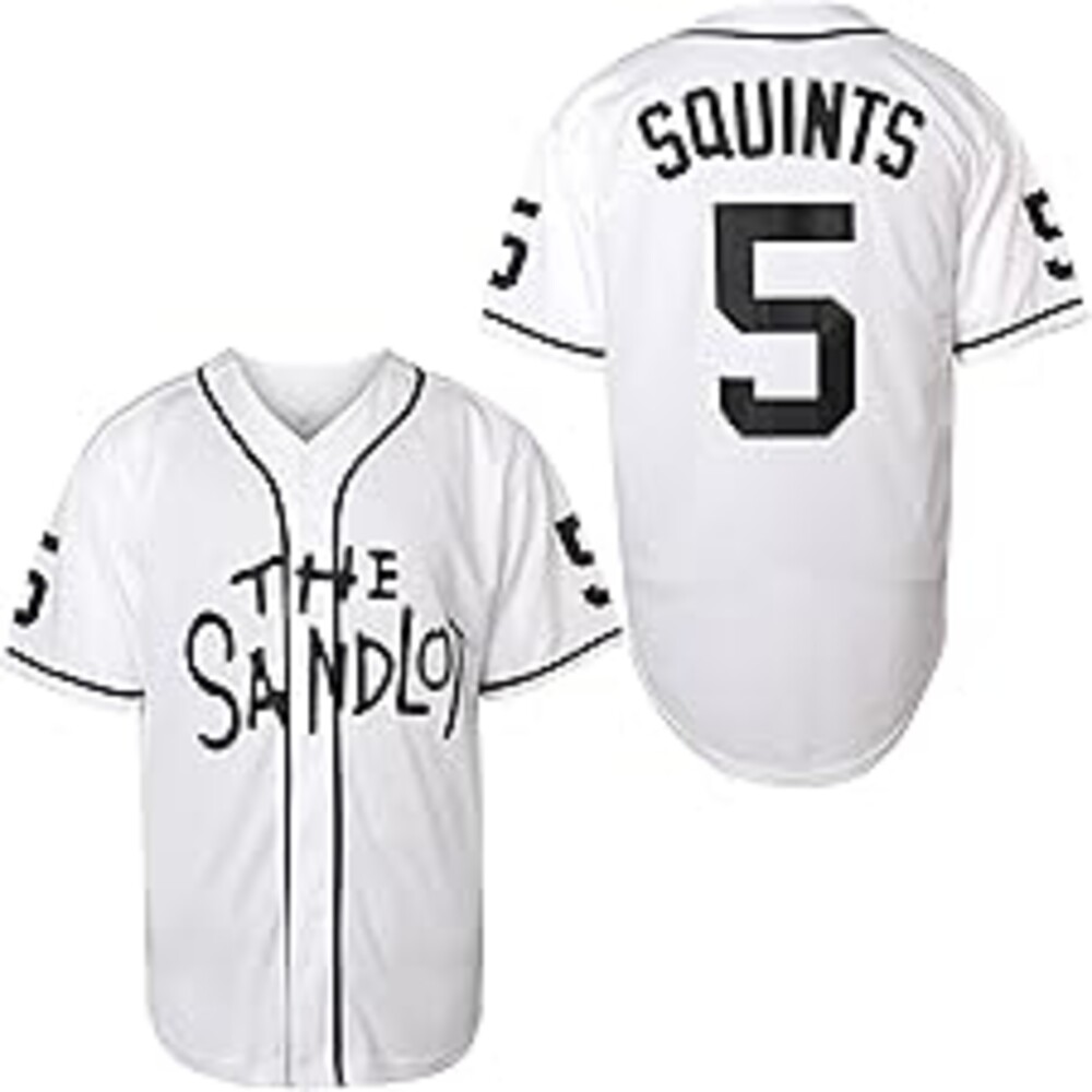 Benny The Jet Rodriguez The Sandlot Baseball Jersey, Michael Squints Palledorous Alan Yeah-Yeah McClennan Men's Jersey S-3XL