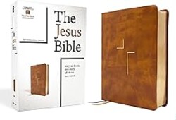 The Jesus Bible, NIV Edition, Leathersoft, Tan, Comfort Print