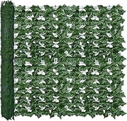 ODTORY Artificial Ivy Privacy Fence Wall Screen,40X120 in UV-Anti Faux Greenery Backdrop Ivy Vine Leaf Hedges Fence Panels for Patio, Balcony, Garden, Backyard Indoor Outdoor Green Wall Decor