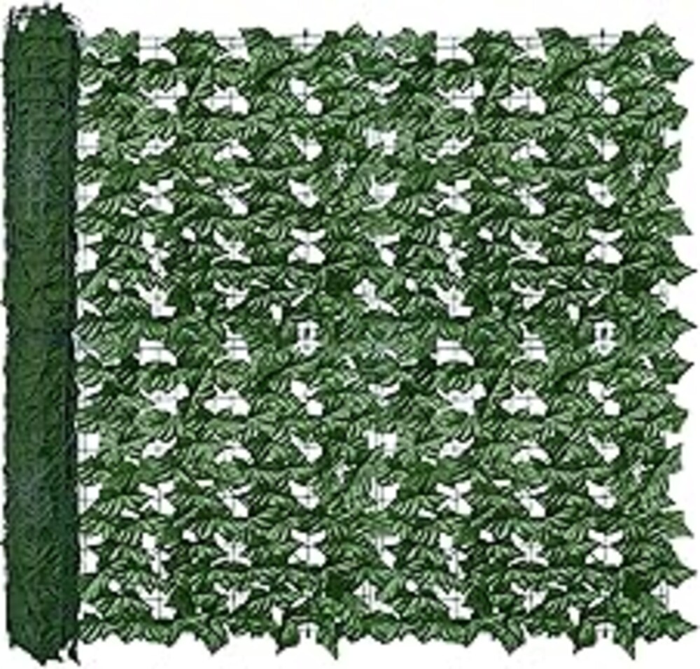 ODTORY Artificial Ivy Privacy Fence Wall Screen,40X120 in UV-Anti Faux Greenery Backdrop Ivy Vine Leaf Hedges Fence Panels for Patio, Balcony, Garden, Backyard Indoor Outdoor Green Wall Decor