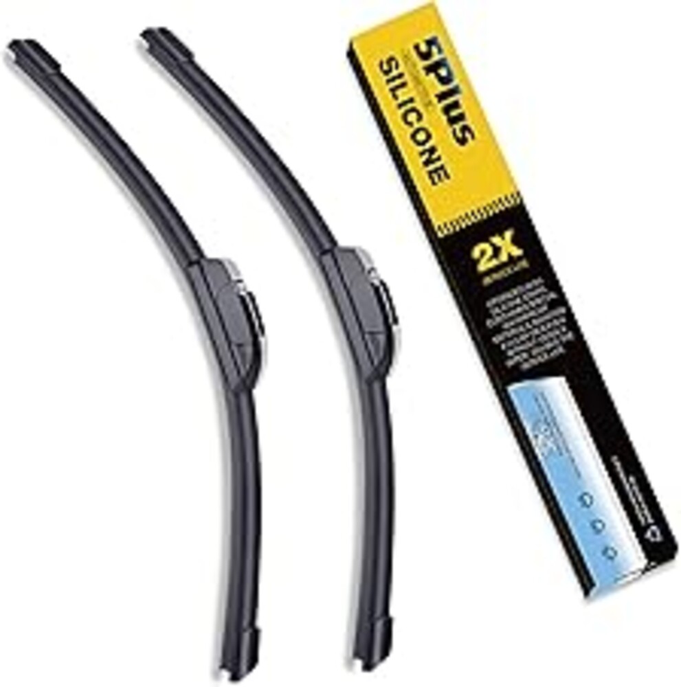 5 PLUS® Silicone Wiper Blades 22 inch wiper blades 2 pack Replacement For Ford F Series 2020-2012 Expedition 20-08,Chevy Silverado GMC Sierra Series 2023-2019 06-99,Impala Suburban, Windshield Wiper