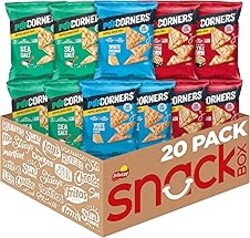PopCorners Popped Corn Snacks, Core 3 Flavor Variety Pack, 1 Ounce (Contains 20 Packets) (Packaging May Vary), Kosher