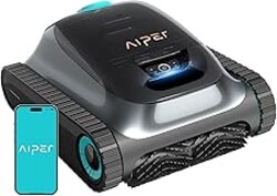 Aiper Scuba S1 Robotic Pool Cleaner, Wall & Waterline Cleaning, Dual Filtration, Extended 270-Min Battery Life, Smarter Navigation with High-Precision Sensors, App Support, OTA Upgrade