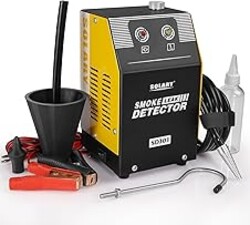 Solary Automotive Smoke Machine Leak Detector - 12V DC EVAP Vacuum Diagnostic Tester for Pipe System