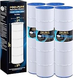 POOLPURE PCC105-PAK4 Replaces Pentair CCP420, 178584, Ultral-A6, Unicel C-7471, 817-0106, R173576, Filbur FC-1977, 570-0425-07, Pentair Clean and Clear Plus 420, L x OD: 26"x7", 4X105 sq.ft. Cartridge