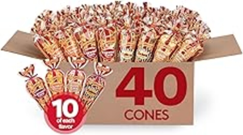 Popcornopolis Gourmet Popcorn 40-Pack Variety, Assorted Sweet & Savory Flavors Mix, Individual Snack Bags, Non-GMO Gluten-Free, Bulk for Office, Parties, Events, Gift Baskets, Sampler, 5 LBS Total