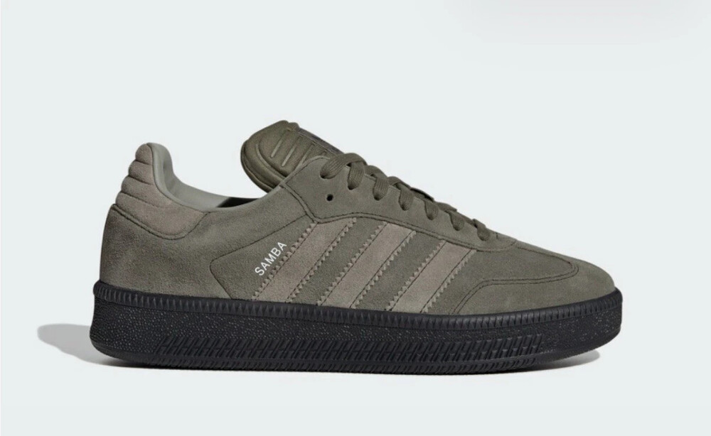 adidas Samba XLG  Men’s Size 5.5 Olive Strata Sneakers Shoes ID3913 NEW