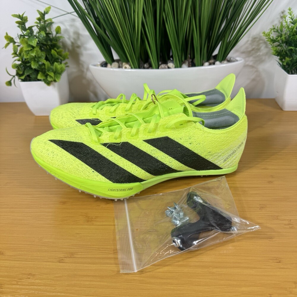 Adidas Adizero NBY Prime SP 3 Strung Lemon Track Spikes Shoes IH5800 Mens Size 7