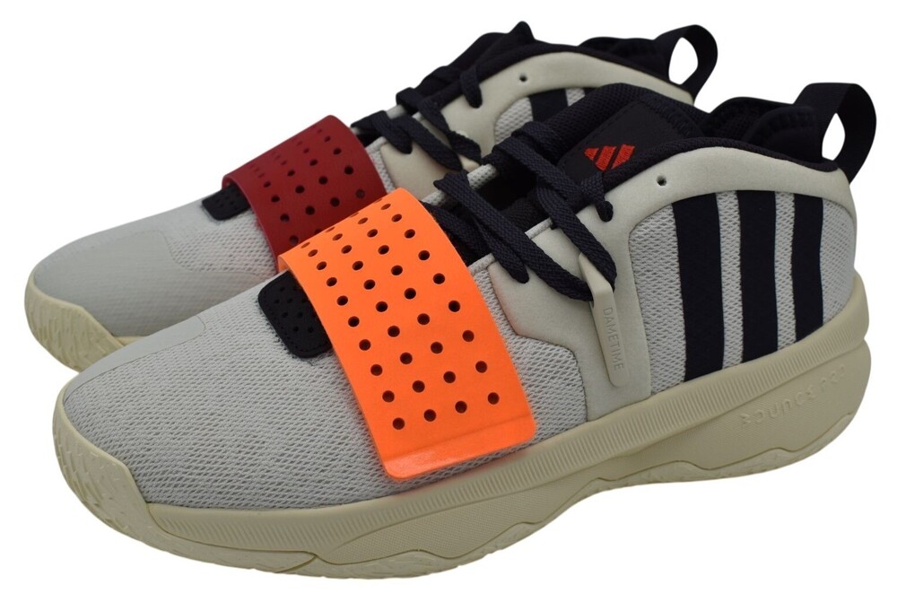 Adidas Mens Size 13 Dame 8 EXTPLY Red Orange Basketball Sneakers Shoes