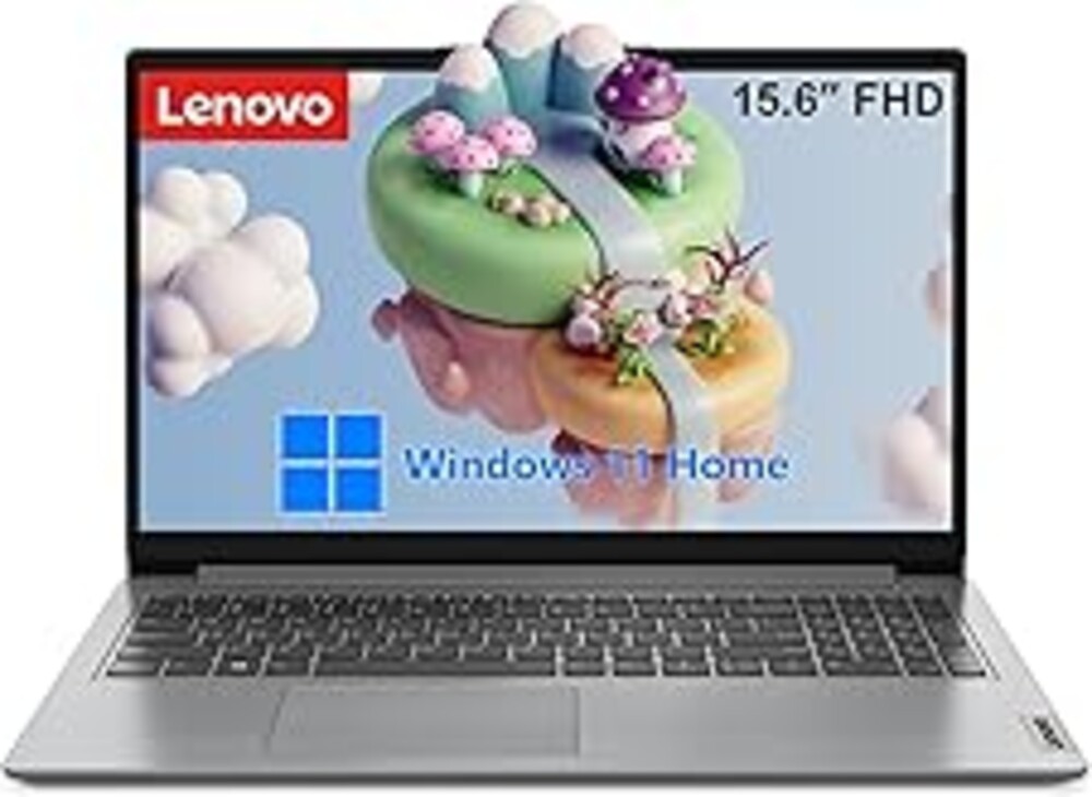 Lenovo 2026 IdeaPad Laptop for Student & Home, 15.6 inch with Office 365, 16GB RAM, 256GB SSD, Intel Dual Core, WiFi 6, Windows 11, Long Battery Life, Essential Laptop