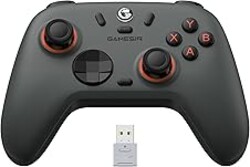 GameSir Nova Lite 2 Wireless PC Controller with Hall Effect Joysticks & Triggers, 2.4G & Wired 1000Hz Polling Rate, Remappable Buttons - Compatible with PC/Switch/Steam/Android (Grey)