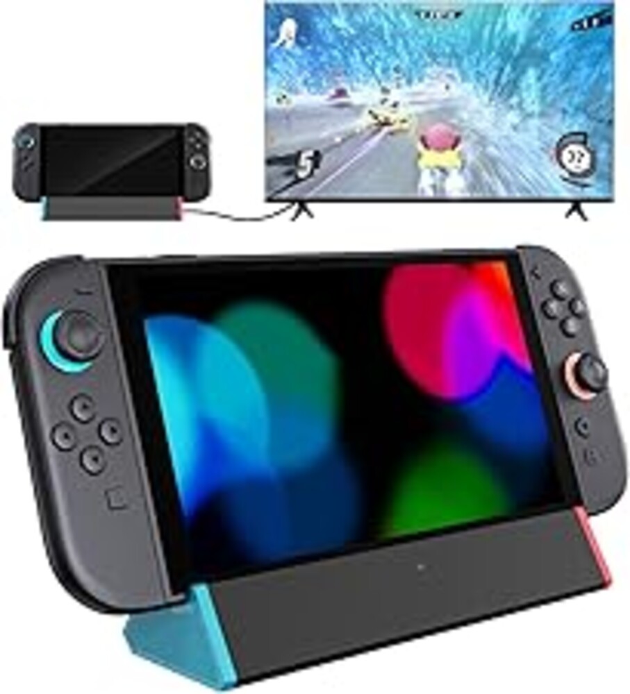 SIWIQU for Nintendo Switch 2 Dock Station, Portable TV Docking Station Replacement with 4K@120Hz HDMI Adapter/2 USB Port/Type C Port for Nintendo Switch 2 ONLY