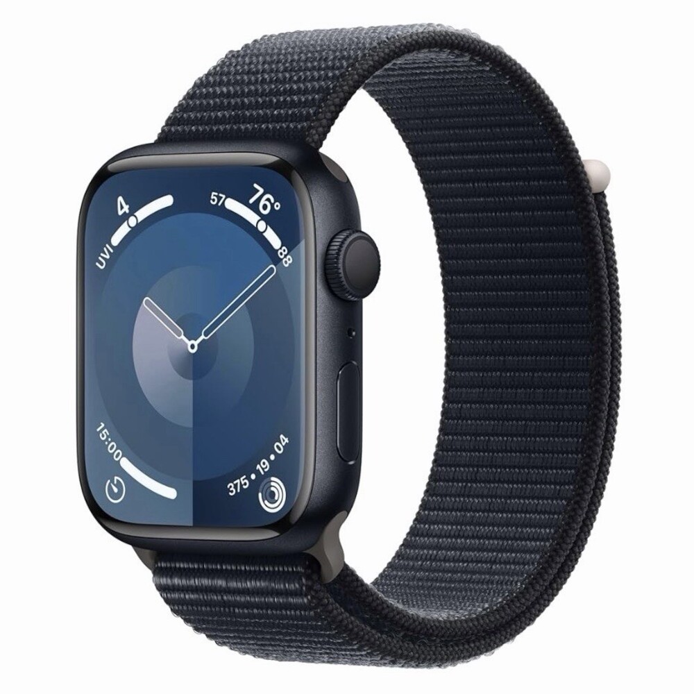 Apple Watch Gen 9 Series 9 45mm Midnight Aluminum - Midnight Sport Loop
