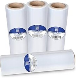International Plastics Co. 4 Pack of 18" Plastic Stretch Film Wrap 1200 feet Each 500% Stretch Ability