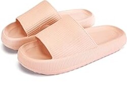 rosyclo Cloud Slippers for Women and Men, Pillow House Slippers Shower Shoes Indoor Slides Bathroom Sandals, Ultimate Comfort, Lightweight, Thick Sole, Non-Slip, Easy to Clean