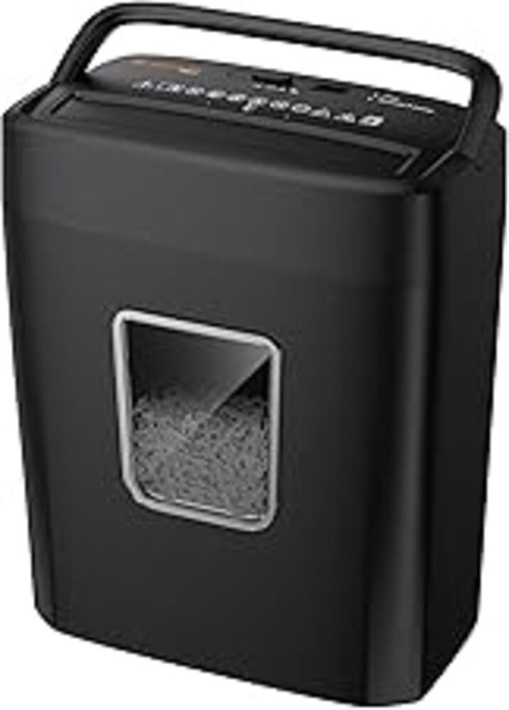 Bonsaii Paper Shredder, 8-Sheet Crosscut Home Office Shredder with 4.2 Gallon Bin, P-4 Security Level Document Shredder Shred Credit Card/Mail/Staple/Clip (C261-C Updated)