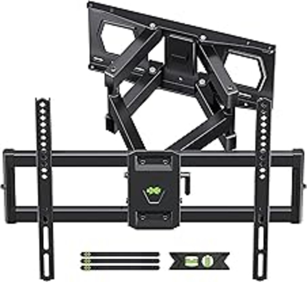Full Motion TV Wall Mount for Most 37"-84" Flat Screen TV, Swivel or Tilt TV Wall Bracket with Dual Articulating Arms, for 12"-16" Wood Studs, Max VESA 600x400mm, Load 120 lbs by USX MOUNT