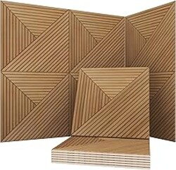 Soon Global Acoustical Wall Panels, 6-Piece 23.62 X 23.62 Inches Art Acoustic Panels, Decorative Acoustic Panels, Acoustic Wall Panels, Sound Absorbing Wall Art, Arcadian Vortex