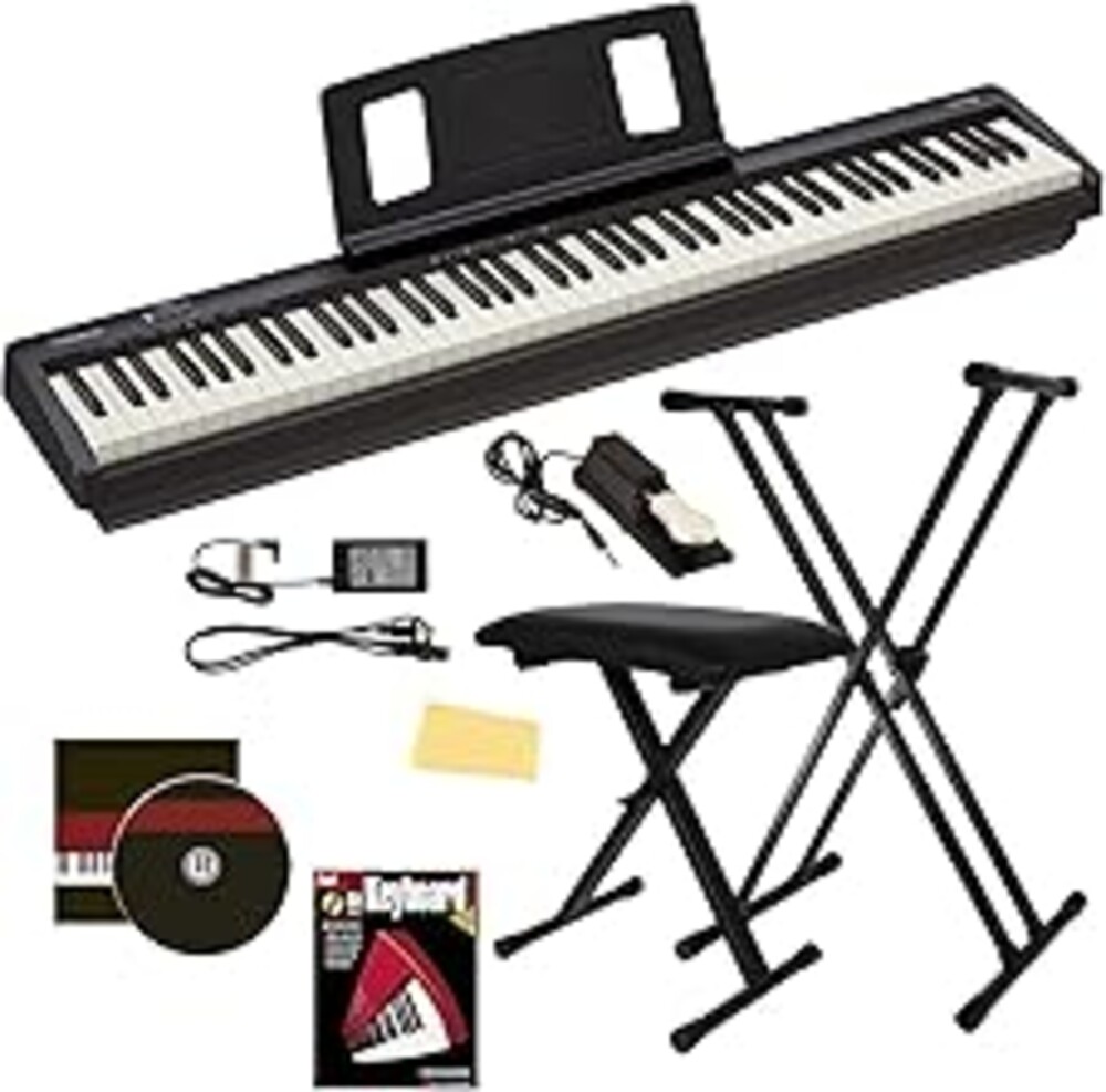 Roland FP-10 88-Key Digital Piano - Black Bundle with Adjustable Stand, Bench, Sustain Pedal, Instructional Book, Online Lessons, Instructional DVD, and Austin Bazaar Polishing Cloth