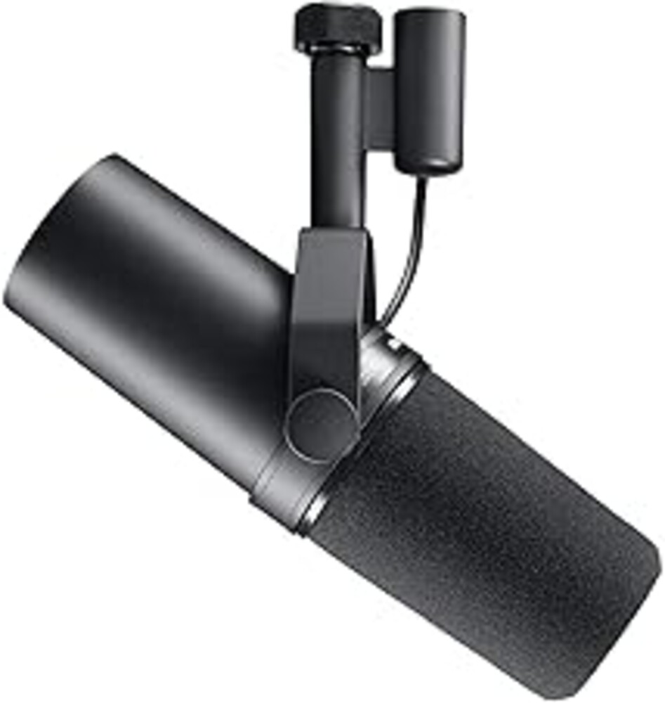 Shure SM7B Dynamic Studio Microphone - XLR Mic for Podcasting, Streaming, Vocal Recording & Broadcasting, Wide Frequency Range, Smooth Warm Audio, Detachable Windscreen, Black