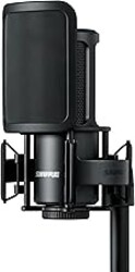 Shure SM4 Studio Recording Microphone Kit, XLR Home Studio Condenser Mic with Mix-Ready Audio - All-Metal Construction, Includes Detachable Magnetic Pop Filter & Shock Mount (SM4-K-KIT)