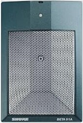 Shure BETA 91A Kick Drum Microphone - Half-Cardioid Condenser Mic with Integrated Preamplifier and XLR Connector, Low Profile Design - Maximize Setup Efficiency While Minimizing Stage Clutter
