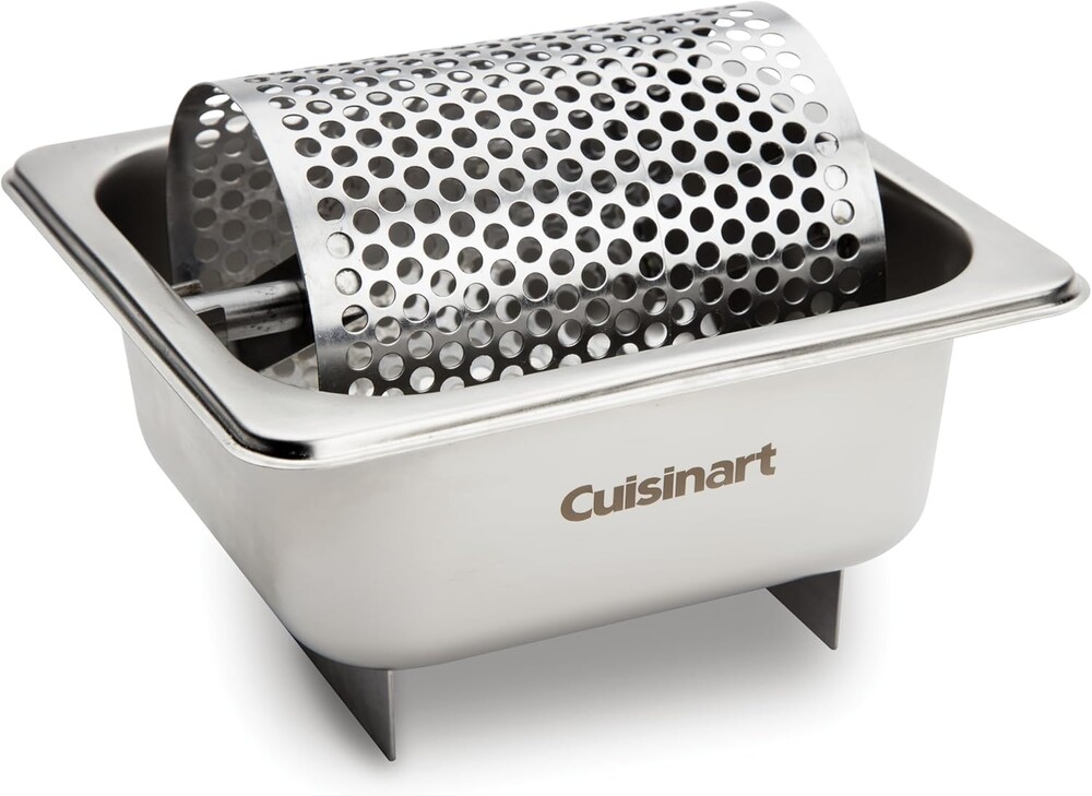 Cuisinart Stainless Steel Butter Wheel, Raised Bottom Butter Roller for Griddle for Golden Crust and Even Spread, Kitchen Grill Accessory for Burgers, Bread, BBQ, Cookouts, Tailgates