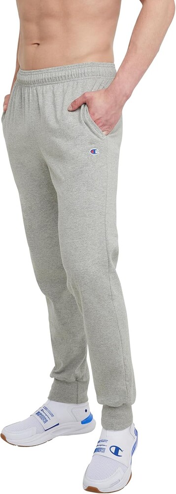 Champion Men's Joggers, Everyday Cotton, Lightweight Lounge Knit Pants for Men, 31"