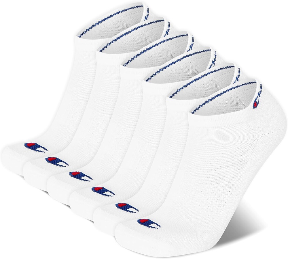 Champion Men's Low Cut Beathable Moisture-Wicking Athletic Socks (6-Pack)