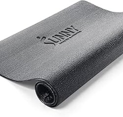 Sunny Health & Fitness Equipment Mat – Multiple Size Options – Non-Slip Floor Protection Pad for Treadmill, Bike, Elliptical, Yoga or Standing Desk and other Exercise Equipment