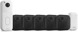 All-new Blink Video Doorbell + Outdoor 4 – Wireless smart security cameras, head-to-toe HD view, two-year battery life. Sync Module Core included – 5 camera system + Video Doorbell