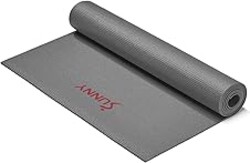 Sunny Health & Fitness Non-Slip Yoga Mat – Durable, Anti-Tear, Lightweight, Cushioned Support for Yoga, Pilates, Stretching Exercises, Meditation and Floor Workouts | Multiple Sizes & Colors