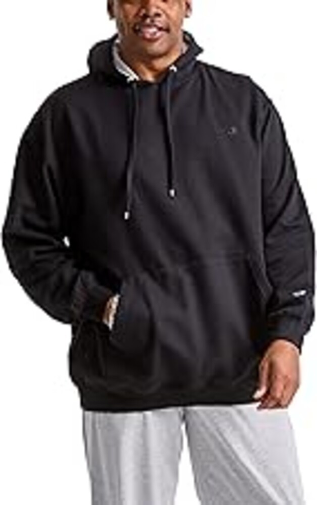Champion Men's Pullover Fleece Hoodie, Midweight, C Logo (Reg. Or Big & Tall)
