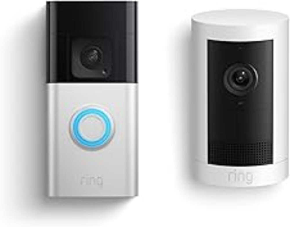 Ring Battery Doorbell Plus with Ring Outdoor Cam Plus, Battery