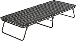 Coleman ComfortSmart Big & Tall Cot with Mattress Pad, Folding Steel Camp Bed with Plush Pad for Comfortable Sleeping, Great for Camping, Lounging, Elevated Sleeping, Guests, & More