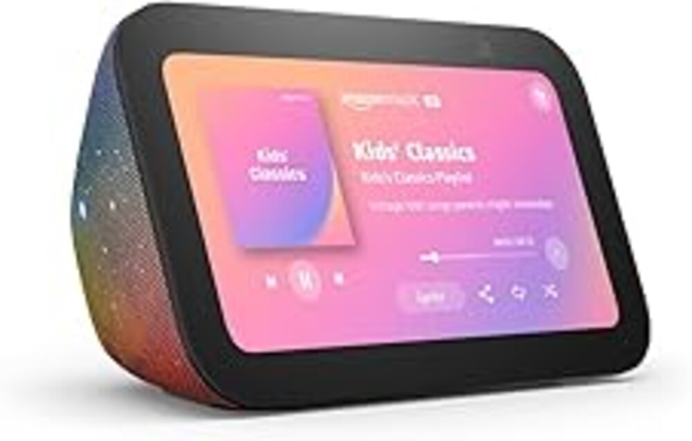 Amazon Echo Show 5 Kids (newest model), Designed for kids, Designed for Alexa+, parental controls, Includes 1 year of Amazon Kids+, Galaxy