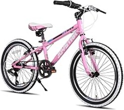 JOYSTAR Lubbock 20 24 Inch Kids Bike for Boys & Girls Ages 7-12 Years Hardtail Mountain Bike for Kids with 1-Speed/7-Speed Drivetrain, White Wall Knobby Tires, Kids' Bicycle