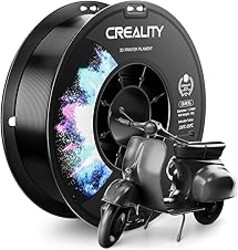 CREALITY PETG Filament 1.75mm 3D Printer Filament, 1kg (2.2lb) Neatly Wound Spool, Dimensional Accuracy ±0.03mm, Fit for Ender, Bambu Lab, Anycubic,ELEGOO FDM Printers, Black