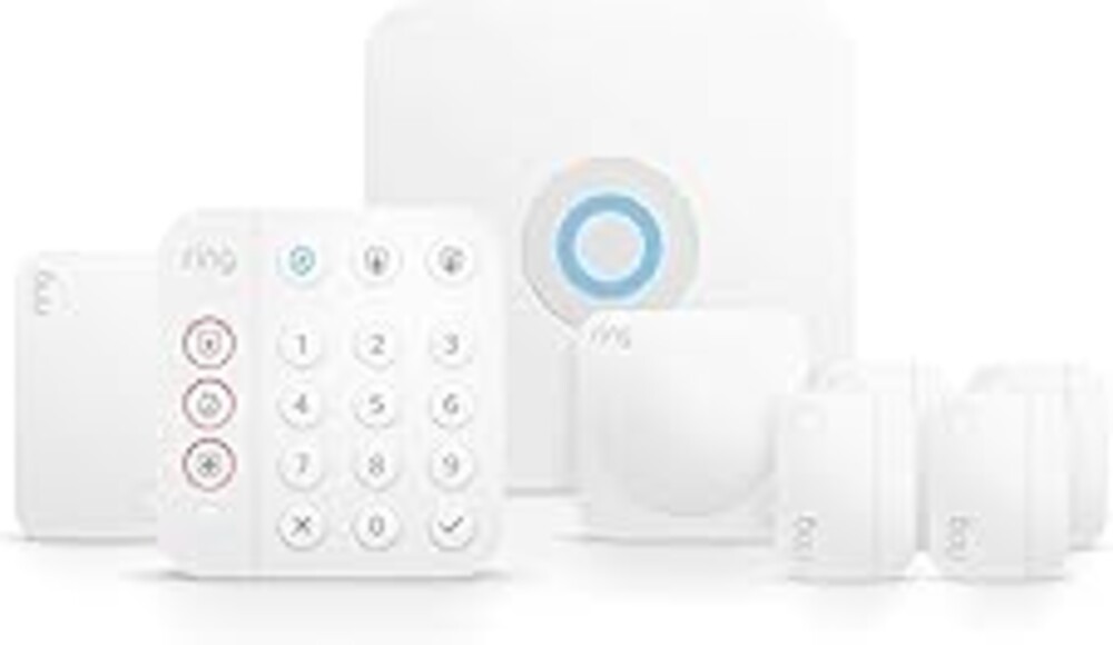 Ring Alarm 8-Piece Kit (newest model), Home or business security system with optional 24/7 professional monitoring