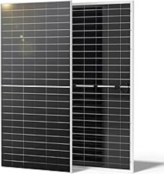 Renogy 1180W Solar Panels 2pcs 590 Watt N-Type Bifacial Solar Panel Monocrystalline 16BB 25% High Conversion Efficiency for Homes Roof Top RV Boat Camping Black