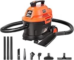Armor All AA255W Wet/Dry Utility Vac 2.5 Gallon, 2.5-Gallon,120 Volts (AC), Orange/Black