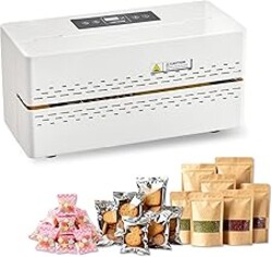 VEVOR Continuous Sealing Machine, 0.32-0.47 in Seal Width, Automatic Continuous Band Sealer with Digital Temperature Control, Automatic Shutdown, Heat Sealing Machine for 0.002-0.0.008 in Plastic Bags