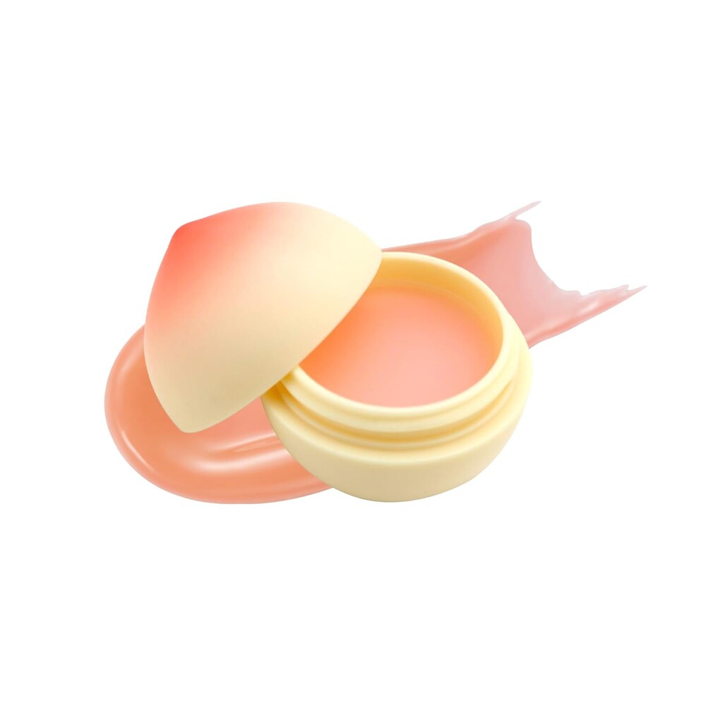 TONYMOLY Mini Peach Lip Balm, Moisturizing & Hydrating Korean Lip Care, Long-Lasting Travel-Friendly Formula with Peach Scent, Giftable Lip Care
