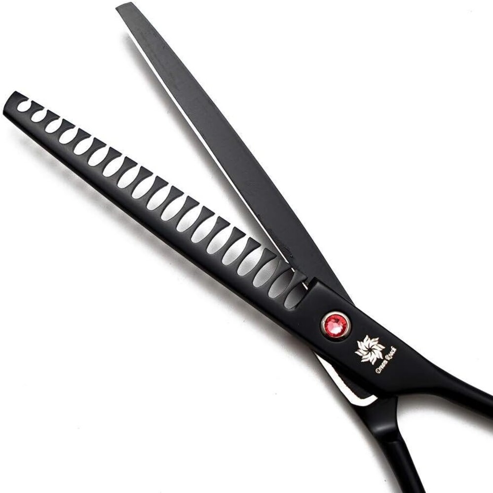 Dream Reach Professional 7.0'' Curved Chunker Scissors for Dogs and Cats