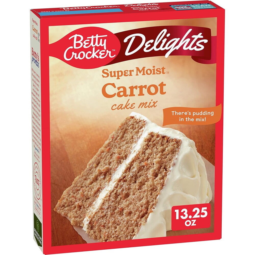 Betty Crocker Delights Super Moist Carrot Cake Mix, 13.25 oz