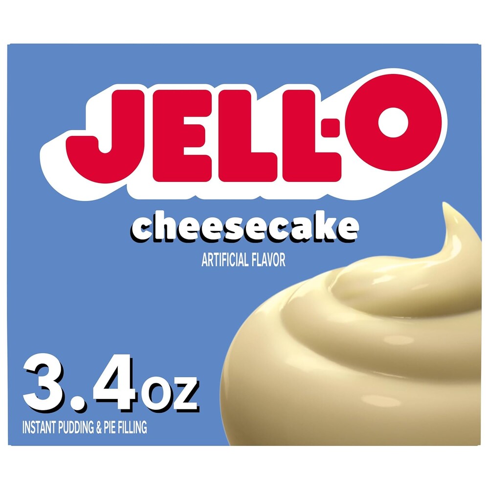 Jell-O Cheesecake Instant Pudding & Pie Filling Mix, 3.4 oz Box