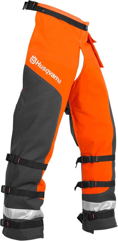 Husqvarna unisex adult 36-38 In. Orange/Gray Tech. Technical Chaps, Orange, 36 to 38-Inch US