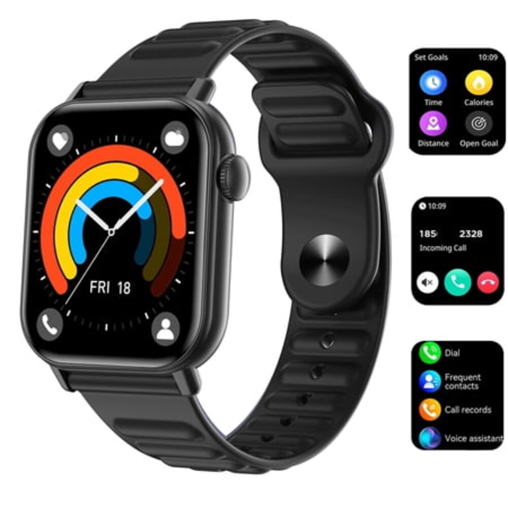 Smart Watch, 1.83" HD Bluetooth(Answer/Make Call), IP67 Waterproof, 150+ Sports Modes, Health, Fitness & Sleep Tracker, Timer, Fitness Watch for Android/iOS