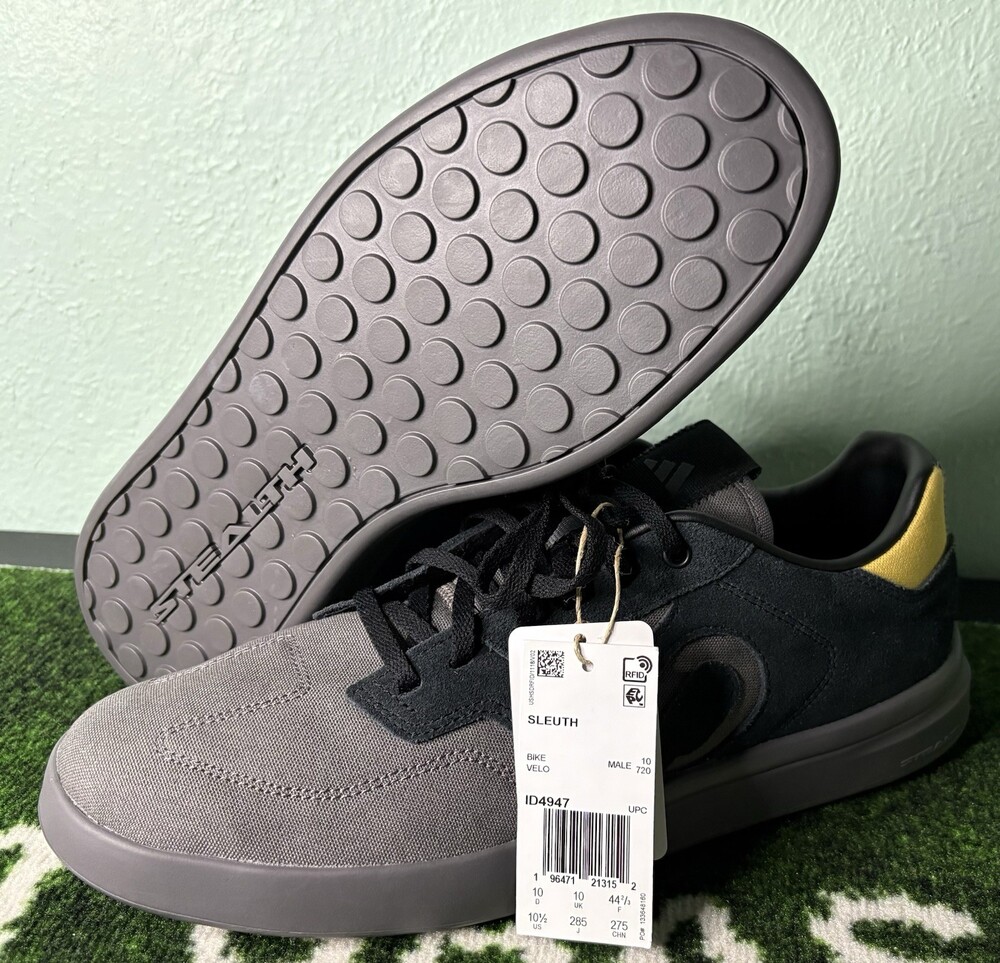 US Men’s 10.5 - Adidas Five Ten Sleuth “Black Oat” ID4947, NWT, Cycling Shoes